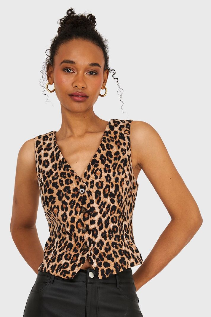 Gilet Leopardo Café Nicopoly-4
