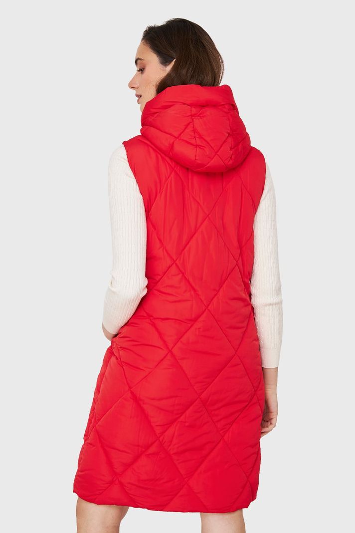 Parka Sin Mangas Cordón Rojo Nicopoly-3