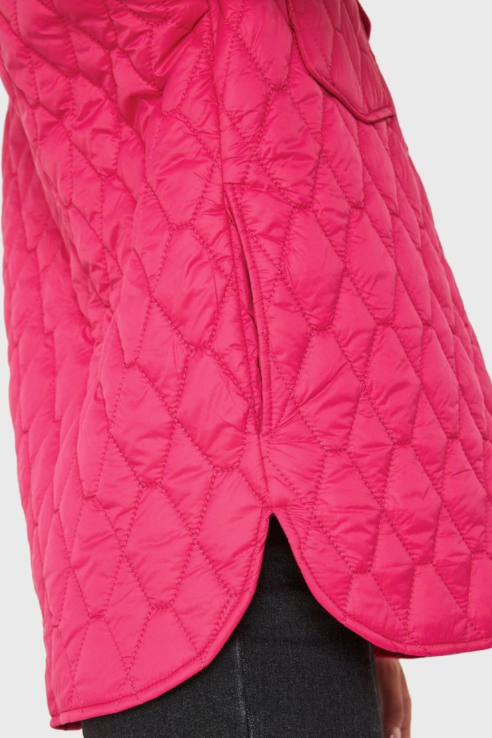 Chaqueta Quilt Tipo Camisera Fucsia Nicopoly-5