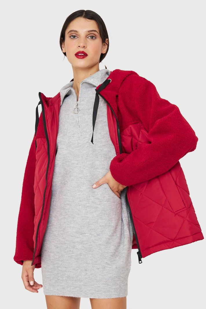 Chaqueta Mitad Chiporro/Parka Rojo Nicopoly-4