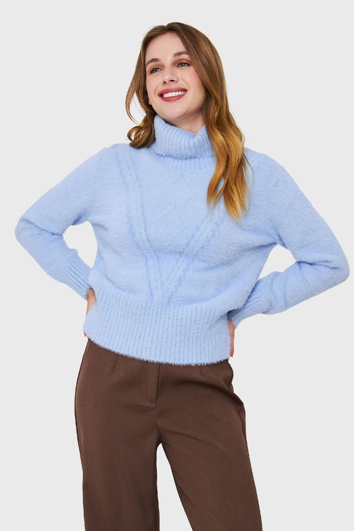 Sweater Beatle Brillos Celeste Nicopoly-0
