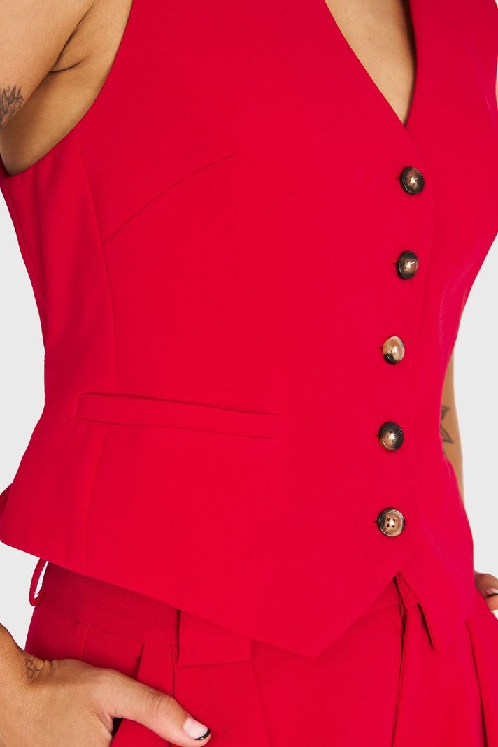 Gilet Espalda Ajustable Rojo Nicopoly-5