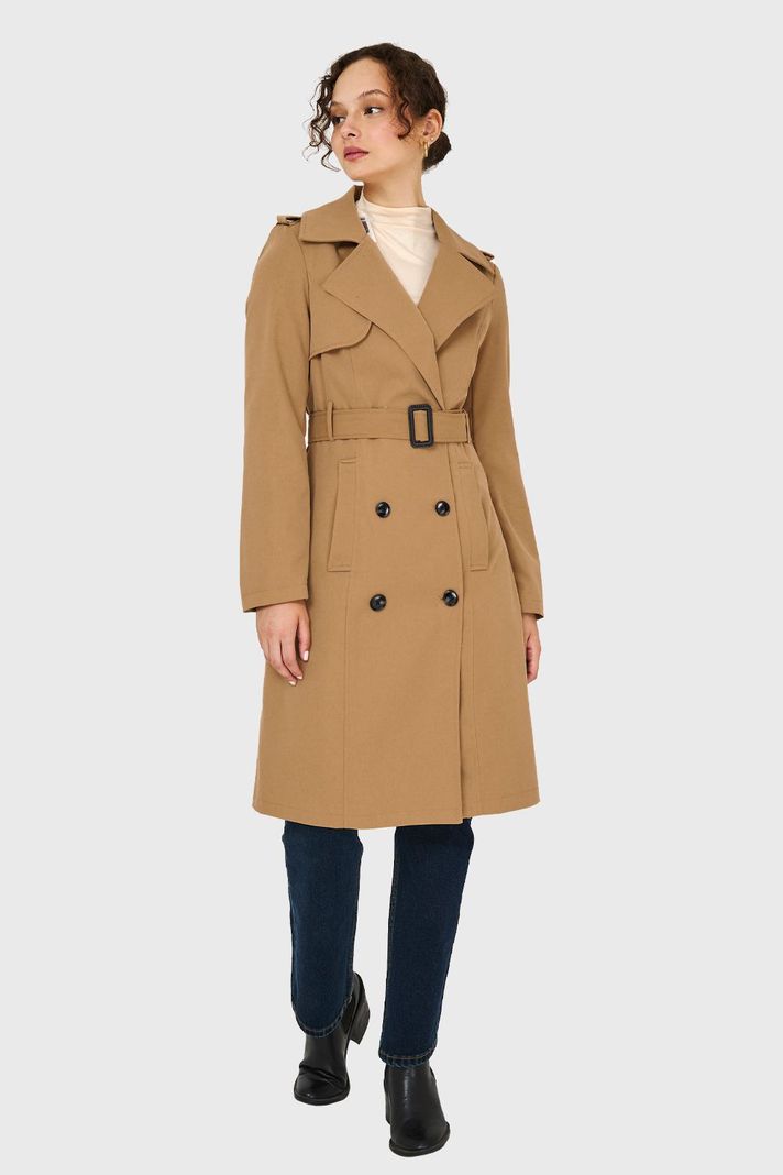 Trench Hebilla Khaki Nicopoly-1