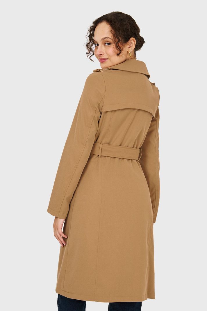 Trench Hebilla Khaki Nicopoly-3