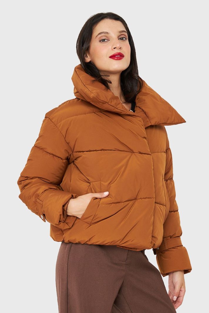 Parka Corta Acolchada Café Nicopoly-2