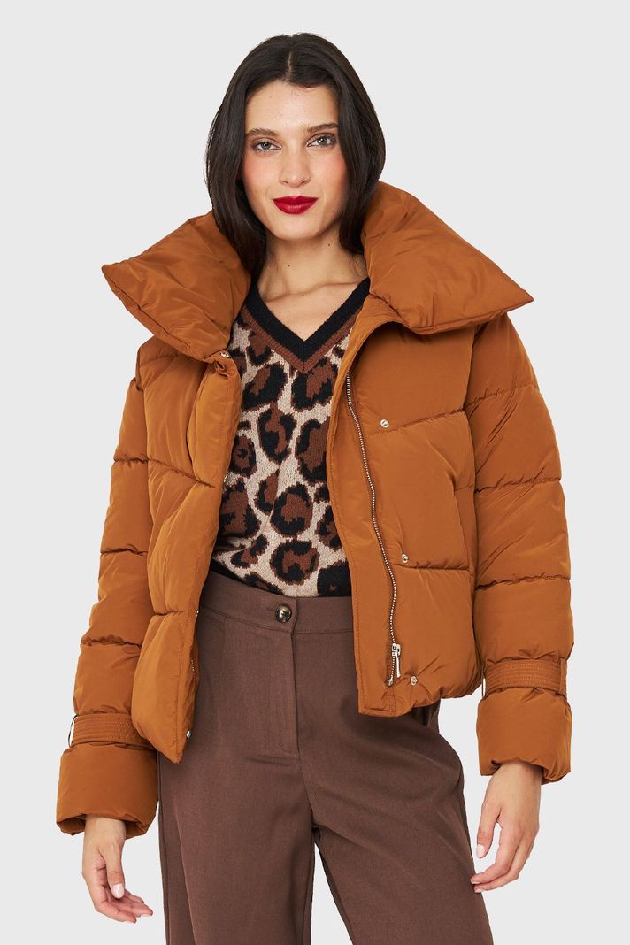 Parka Corta Acolchada Café Nicopoly-4