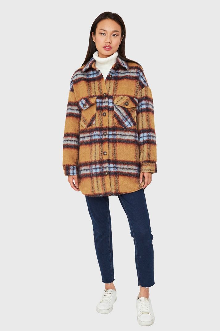 Chaqueta Leñadora Camel Nicopoly-1