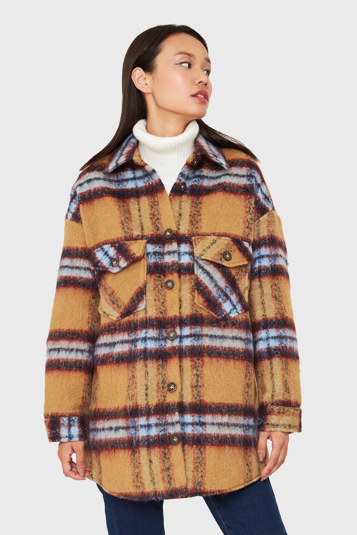 Chaqueta Leñadora Camel Nicopoly-4