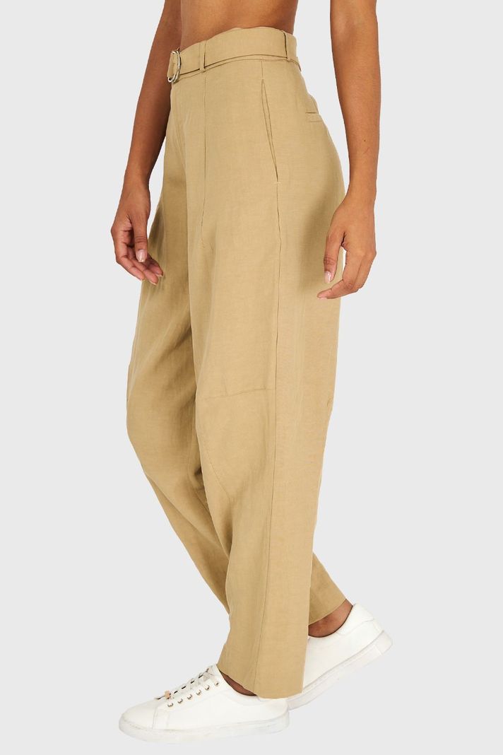 Pantalón Lazo de Hebilla Khaki Nicopoly-2