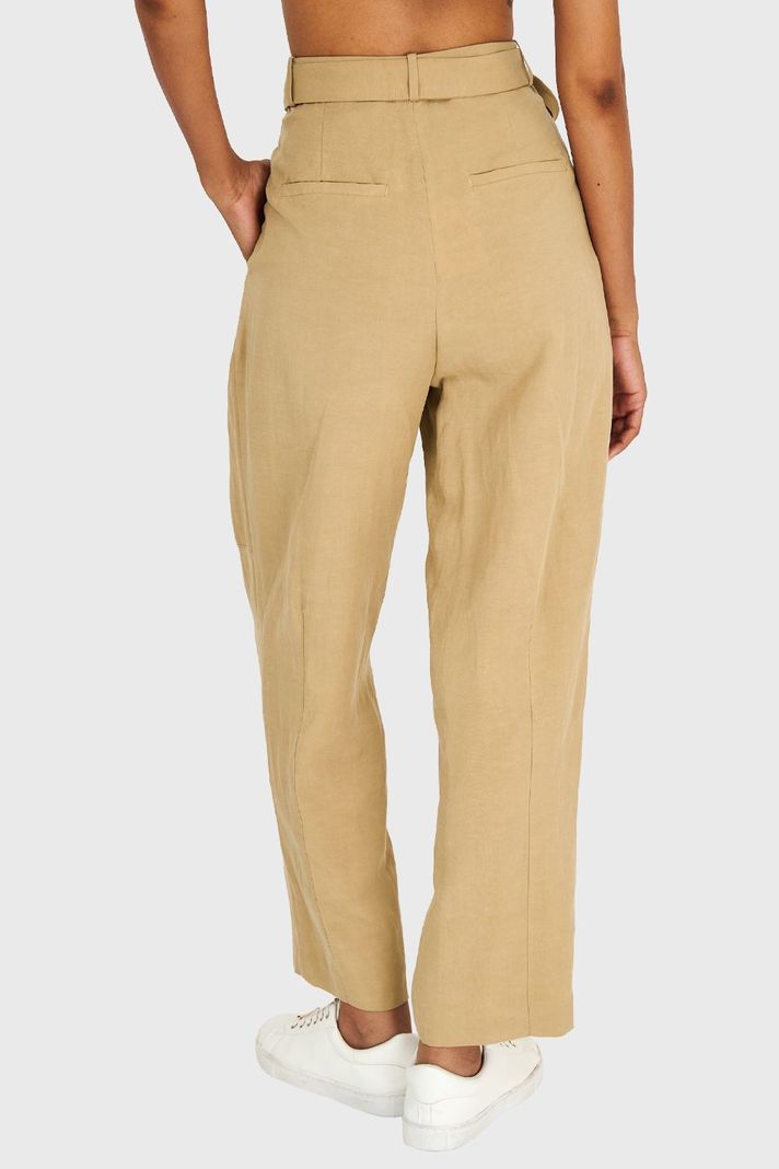 Pantalón Lazo de Hebilla Khaki Nicopoly-3