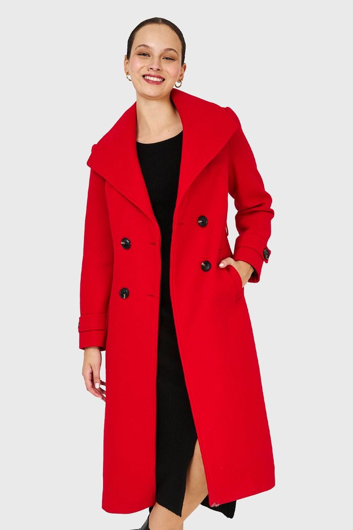 Abrigo Largo Lazo Rojo Nicopoly-0