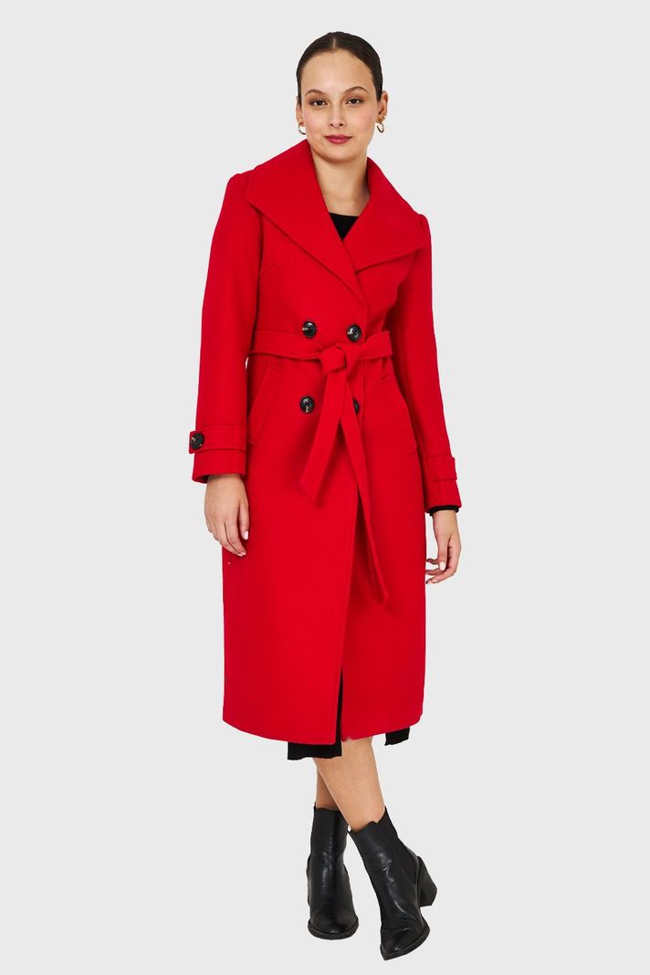 Abrigo Largo Lazo Rojo Nicopoly-1