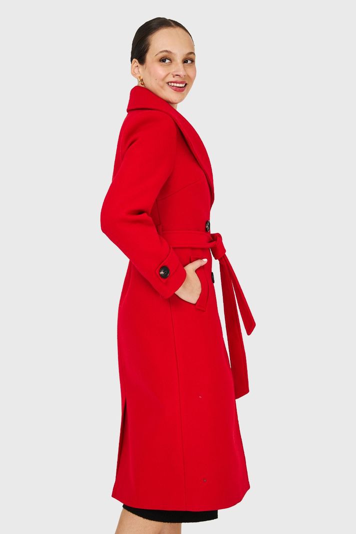 Abrigo Largo Lazo Rojo Nicopoly-2
