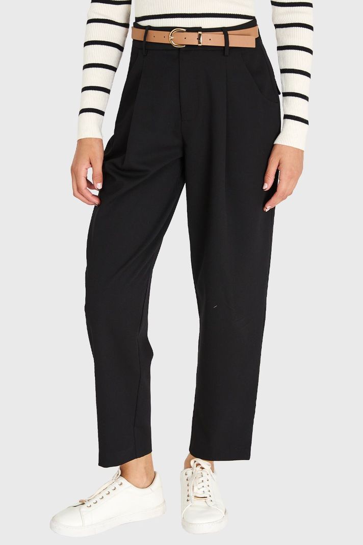 Pantalón Carrot Negro Nicopoly-4
