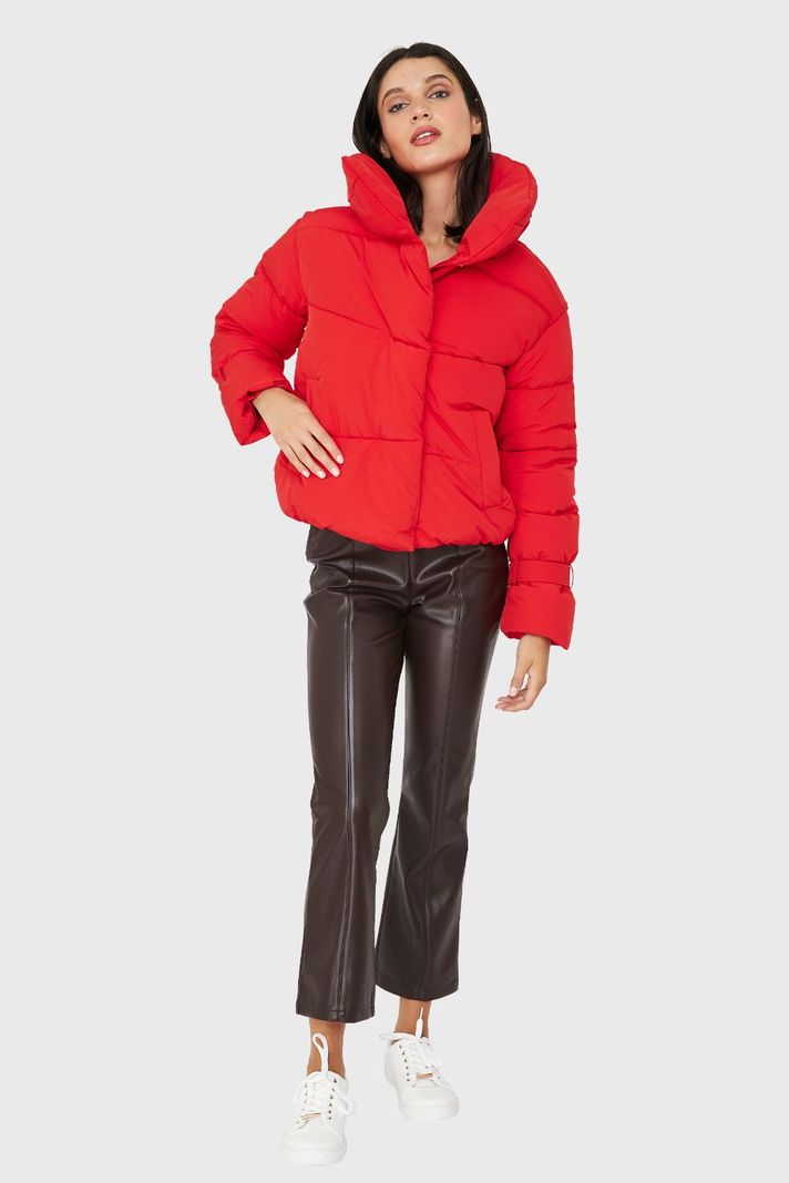 Parka Corta Acolchada Rojo Nicopoly-1