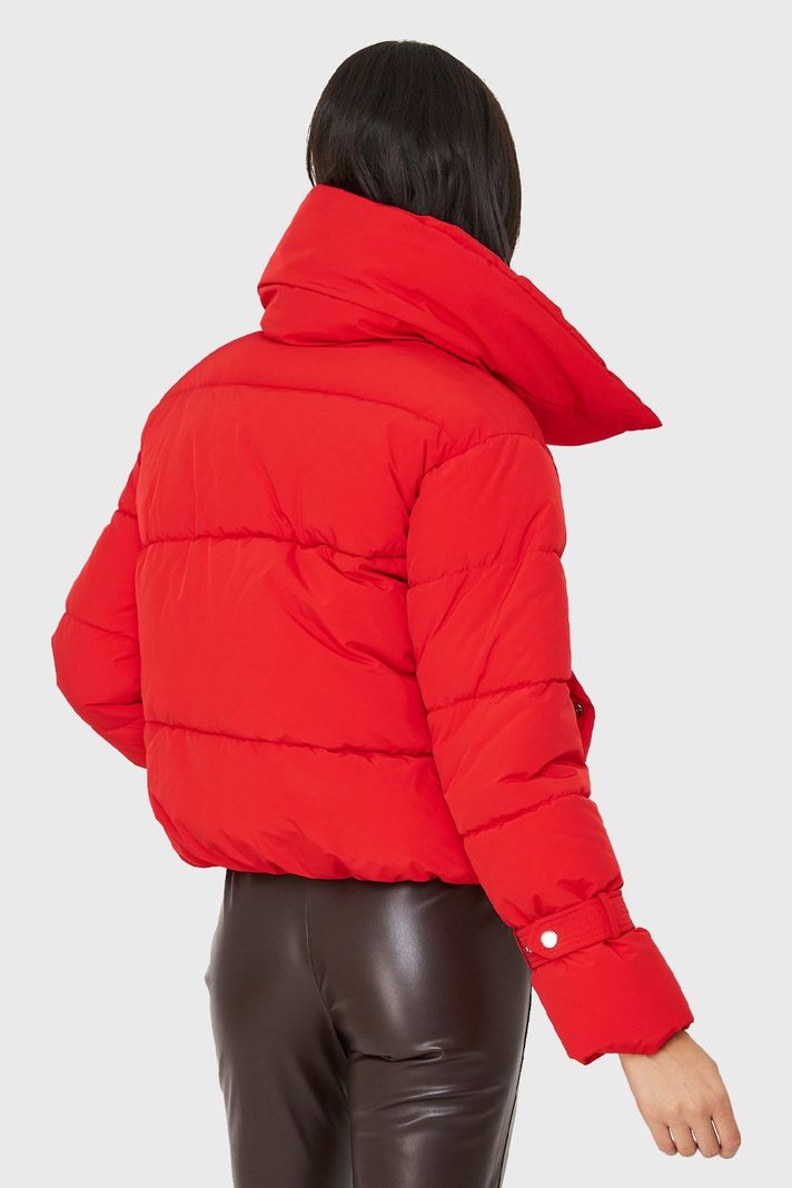 Parka Corta Acolchada Rojo Nicopoly-3
