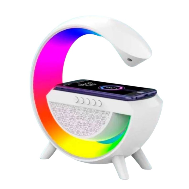 Cargador Portatil iPhone Inteligente Con Bluetooh Radio Led BT-2301-2