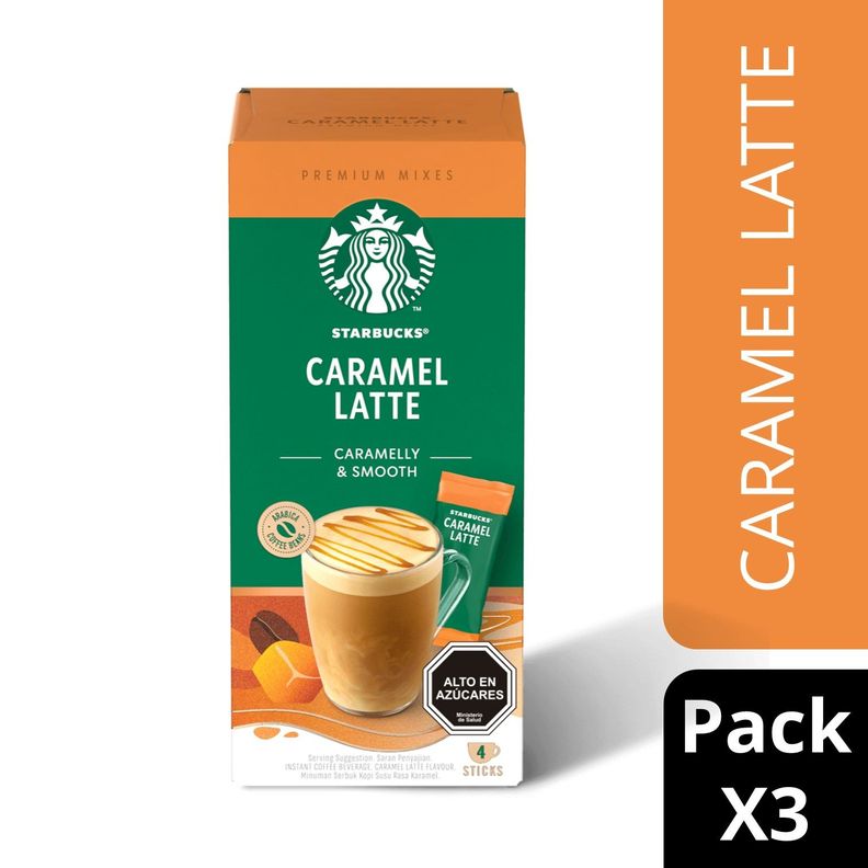 Café STARBUCKS® Caramel Latte X3 Cajas-0