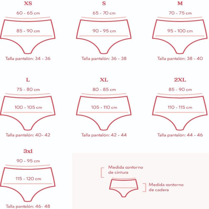 Calzón Menstrual Culotte Lisa Protector Flujo Diario-5